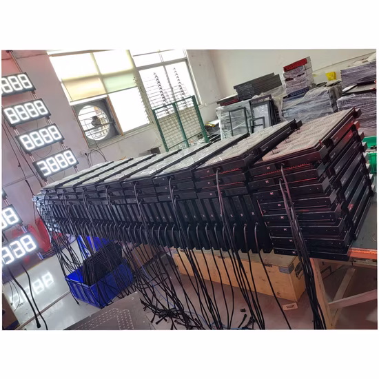 주문 풀그릴 디지털 온도 전시 LED 주유소 휘발유 가격 전시