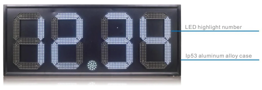 7 Segment Digital LED Gas Price Display